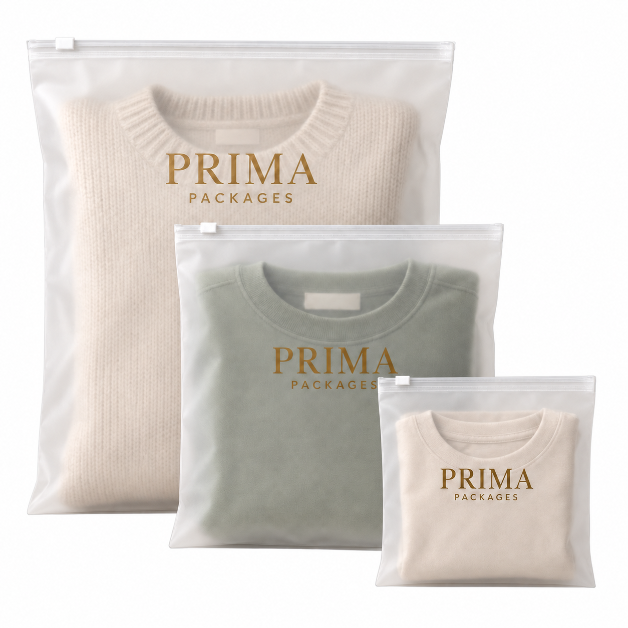 Custom printed slider zipper packaging bags