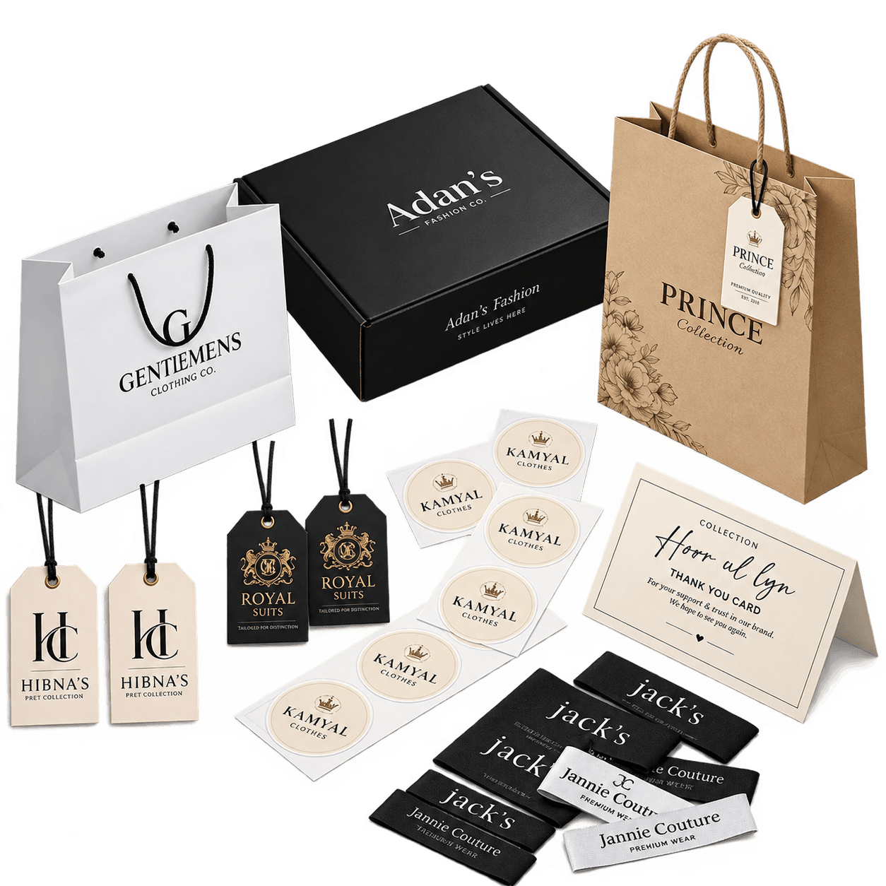 Prima Packages - Custom Branded Packaging Suite